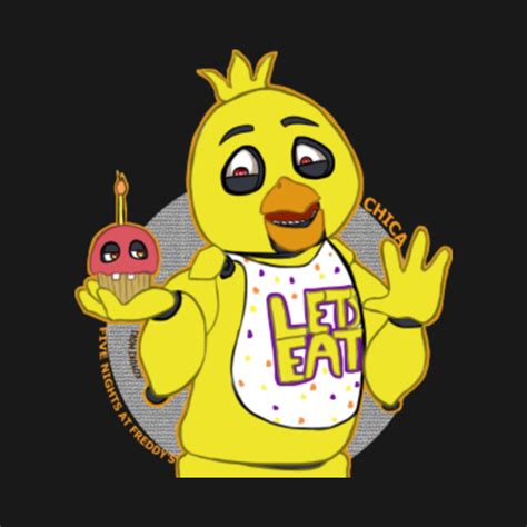 FNAF CHICA: LET'S EAT - Five Nights At Freddys - T-Shirt | TeePublic