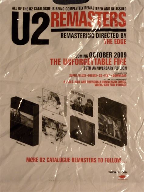 U2 announces 'The Unforgettable Fire' reissue box set via plastic ...