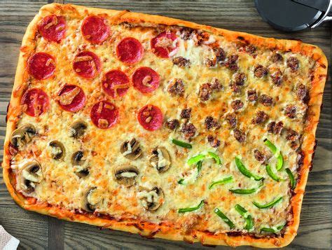 30-Minute Family Style Rectangular Pizza | Recipe in 2019 | Pizza, Electric skillet recipes ...