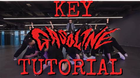 [KEY - Gasoline] Full Dance Tutorial Slow Mirrored (x0.5, x0.7, x1.0) - YouTube