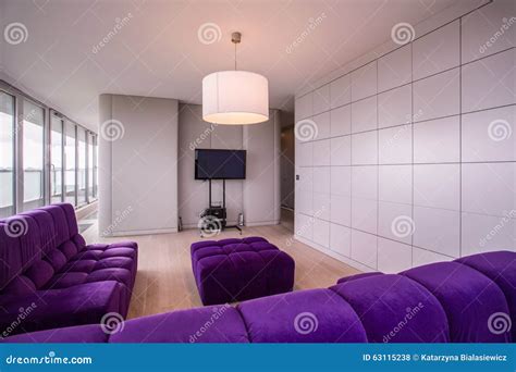 Contemporary Living Room Interior Stock Photo - Image of style, modern ...