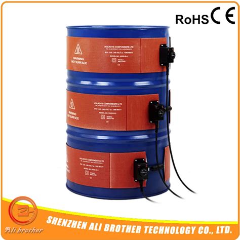 250*1740mm Flexible Silicone Oil Drum Heater Silicon Heater 55 Gallon ...