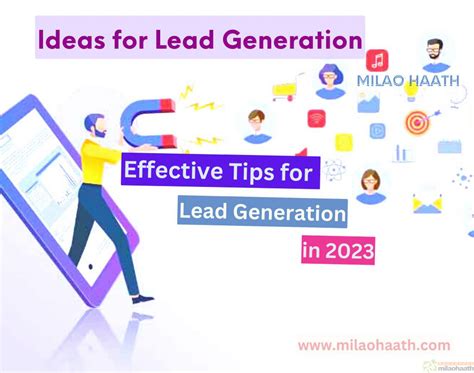 Effective Tips for Lead Generation in 2023 - Milao Haath