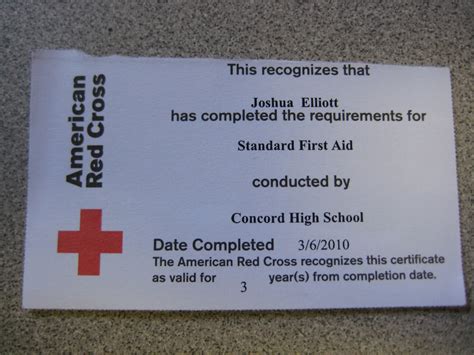 Fire Graduation Project: Received Red Cross CPR & First Aid ...