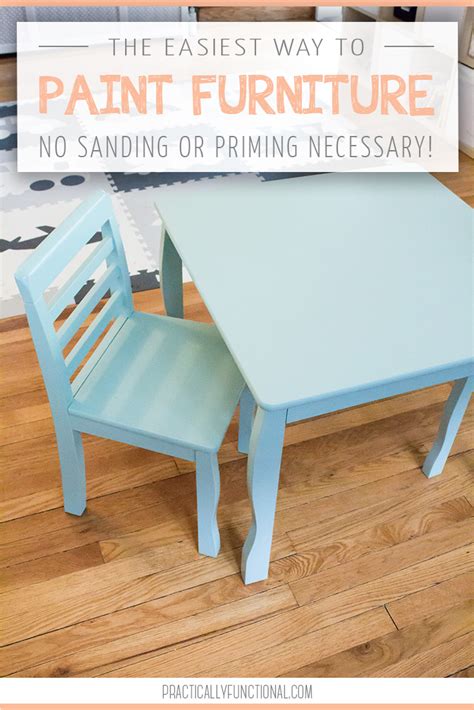 The Easiest Way To Paint Furniture - No Sanding Or Priming!