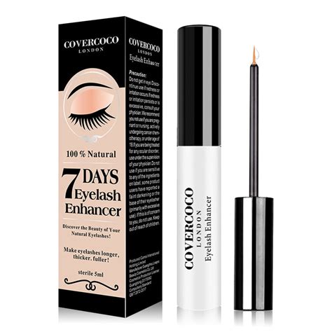 Eyelash Growth Serum 5ml for Thicker, Longer Eyelashes & Full Eyebrows ...