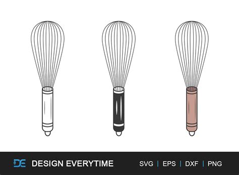 Whisk SVG, Whisk Silhouette, Utensil SVG Graphic by DesignEverytime · Creative Fabrica