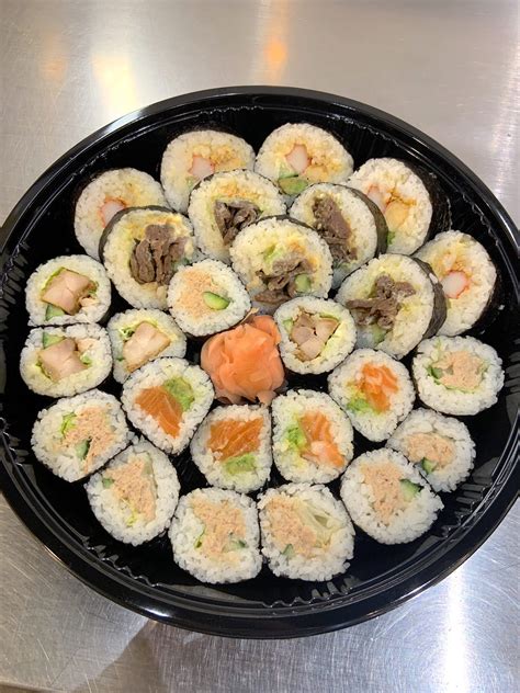 Sushi Platter – 6 Flavours (Around 35pcs) – Japanese Hot Food + Sushi