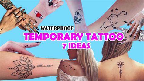 Diy Fake Tattoo With Eyeliner / Temporary Tattoos Diy Eyeliner / Finger tattoos wolf tattoos ...