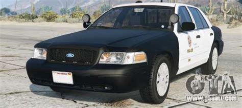 Ford Crown Victoria LAPD Raisin Black for GTA 5