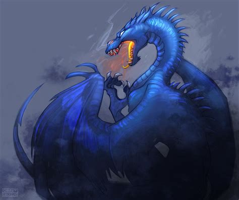 Azure dragon by SHADE-ShyPervert on DeviantArt Mythological Creatures ...