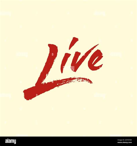 Creative Live logo design Stock Vector Image & Art - Alamy