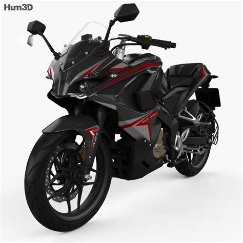 Bajaj RS200 2015 3D model - Vehicles on Hum3D