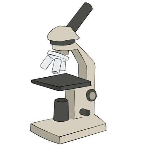 How to Draw a Microscope - Easy Drawing Art