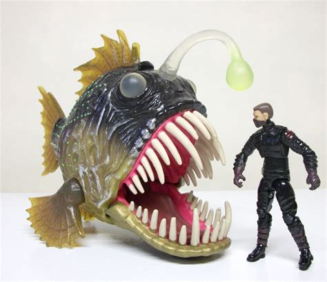 Chap Mei Angler fish 10" toy Animal Planet anglerfish finding nemo deep sea monster