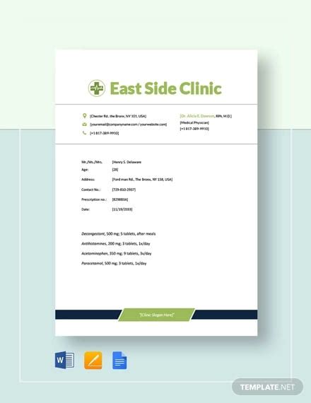 30+ Doctor Prescription Templates - PDF, DOC | Free & Premium Templates