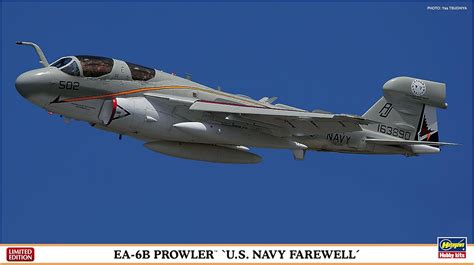 Hasegawa HA2183 1:72 Scale EA-6B Prowler 'US Navy Farewell Model Kit ...