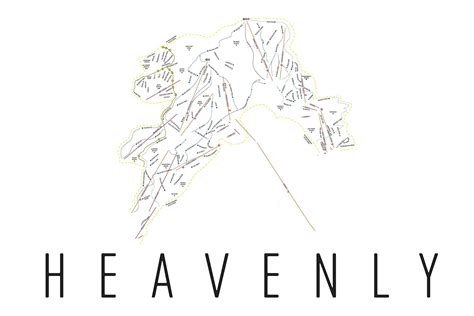 Online Store: Heavenly Poster, Heavenly Ski Resort Poster, Heavenly Art Print, Heavenly Trail ...