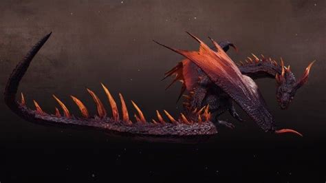 Crimson Fatalis model. (More pics in comments): MonsterHunter | Monster hunter world, Monster ...