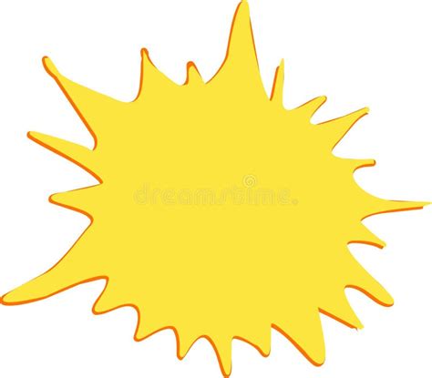 Splash of Yellow stock illustration. Illustration of hand - 795498