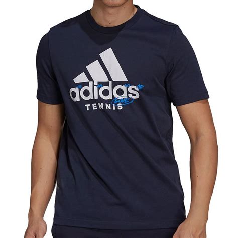 adidas Tennis Graphic Logo Tee Shirt - Legend Ink | Tennis-Point