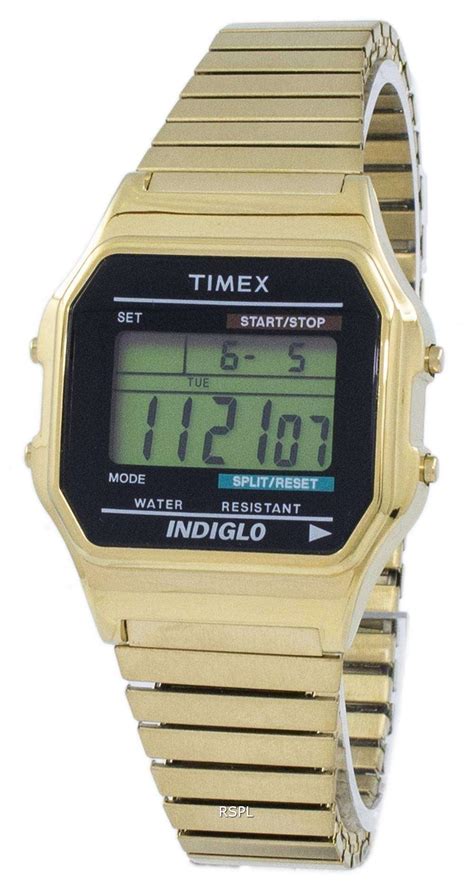 Timex Classic Indiglo Chronograph Alarm Digital T78677 Men's Watch