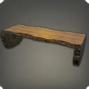 Rustic Log Table FFXIV Housing - Table