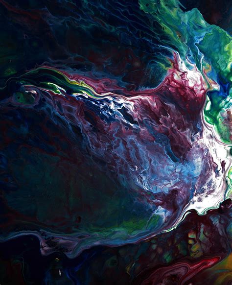 Dark Abstract Art Mesmerizing Wave By Kredart Painting by Serg Wiaderny - Fine Art America