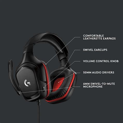 Logitech G332 Wired Gaming Headset | PC | Buy Now | at Mighty Ape NZ