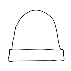 Beanie Cap Coloring Page for Kids - Free Hats Printable Coloring Pages ...