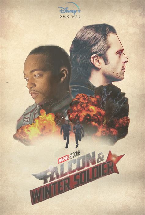 A fan poster for Falcon and Winter Soldier