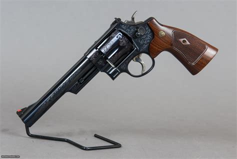 Smith & Wesson Model 29 Factory Engraved 44MAG 6.5" Barrel Blue