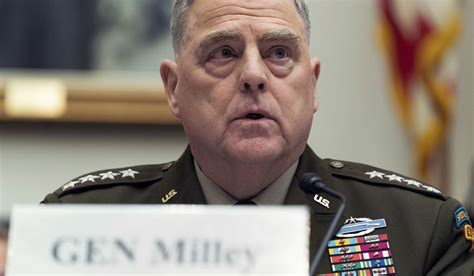 Army Gen. Mark Milley says U.S. and China not at 'brink of war ...