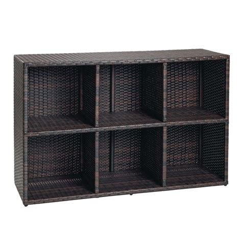 Excellerations® Wicker Shelf with 6 Baskets