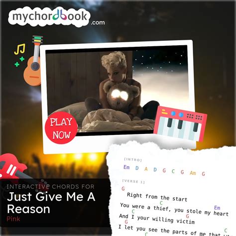 Pink - Just Give Me A Reason Chords