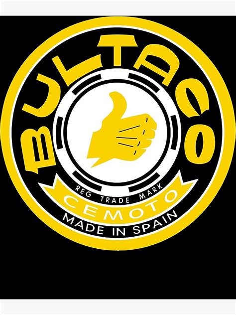 "bultaco motorcycles logo Merchandise" Poster by rudolfadaline | Redbubble