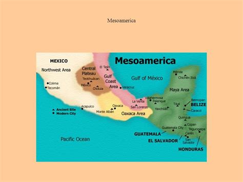 Zapotec Civilization Map