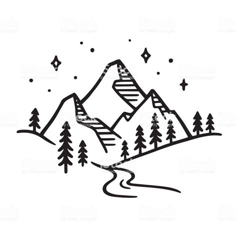 Mountain Range Line Drawing ~ Mountain Range Line Mountains Drawing Becuo Search | Bodegawasuon
