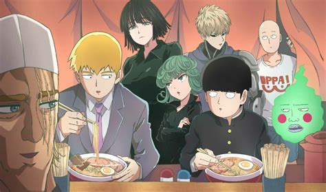 Epic Crossover Feast: One-Punch Man & Mob Psycho 100 HD Wallpaper by ...