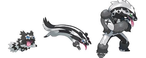 [OC] Edited Possible Shinys for the Obstagoon Family! Fantasy Creatures ...