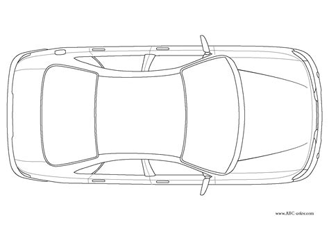 Car from above for Perspective Project details | Car drawings, Car bird ...