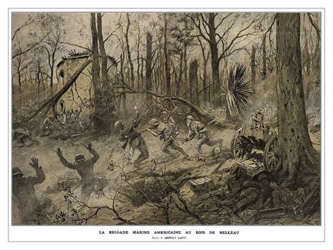 Battle of Belleau Wood in World War I