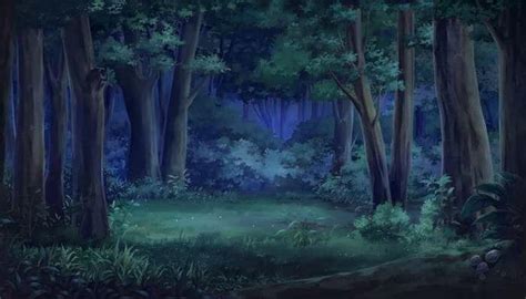 Pokemon anime forest night backround by UnderCreeper95 on DeviantArt