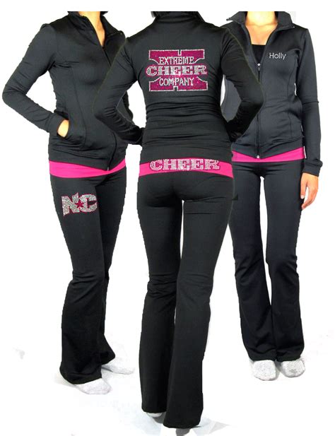 Custom Rhinestone Warmup suits for your Team or Gym | Cheerleading, Cheer warm ups outfits ...