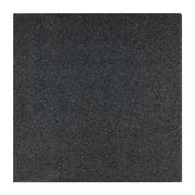 Black Rubber Playground Safe Tile of 50 x 50 x 2.5cm - Wovar