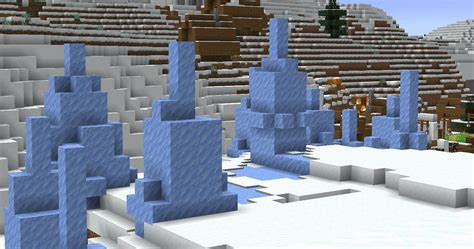 Ice Spikes in Minecraft