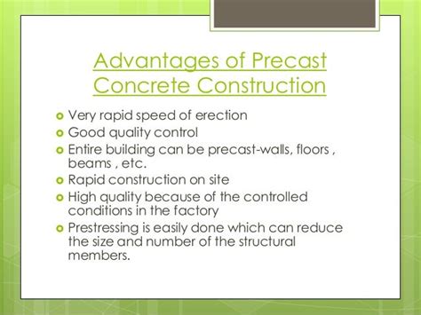 Precast concrete construction