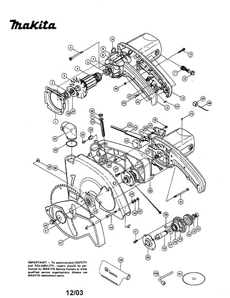 Makita Chop Saw Parts List | Reviewmotors.co