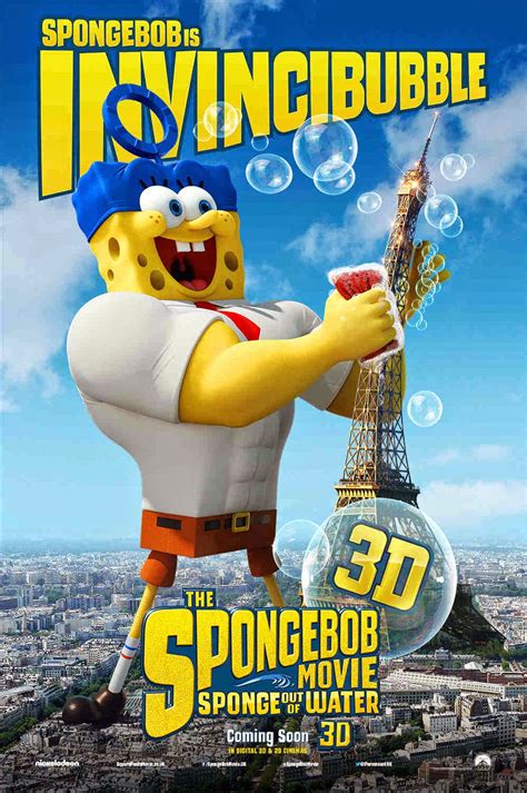 “Sponge Out of Water” Posters Show Characters in Superhero Mode | ReZirb