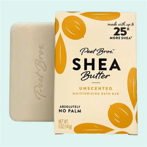 Unscented Shea Butter Soap | Palm Oil Free Soap | Peet Bros